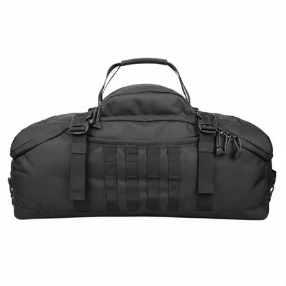 Sac de voyage MoveLite EVEREST noir en tissu résistant avec sangles de compression et système de fixation MOLLE