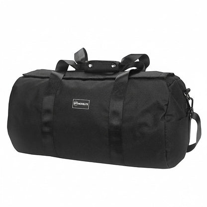 Sac de voyage noir MoveLite Pioneer en tissu résistant avec poignées robustes et bandoulière réglable