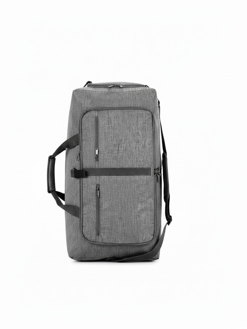 Sac de voyage MoveLite TITAN gris en tissu durable avec multiples poches zippées et poignées de transport