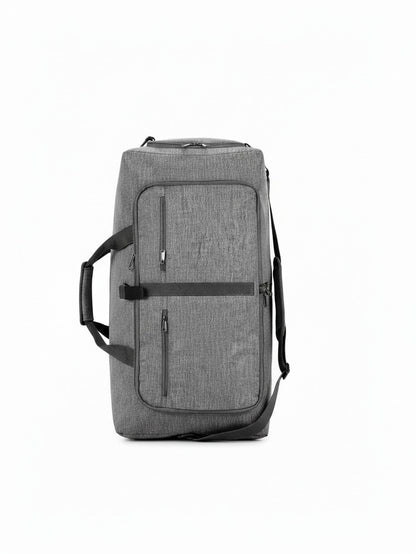 Sac de voyage MoveLite TITAN gris en tissu durable avec multiples poches zippées et poignées de transport