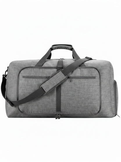 Sac de voyage MoveLite TITAN gris en tissu durable avec bandoulière réglable et multiples poches zippées