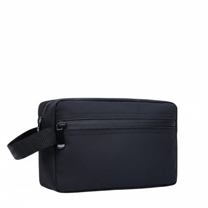 Trousse de voyage homme noire MoveLite avec fermeture éclair et poignée latérale pratique