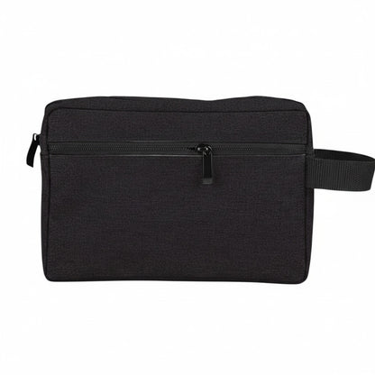 Trousse de voyage noire pour homme MoveLite avec fermeture éclair et poignée latérale pratique