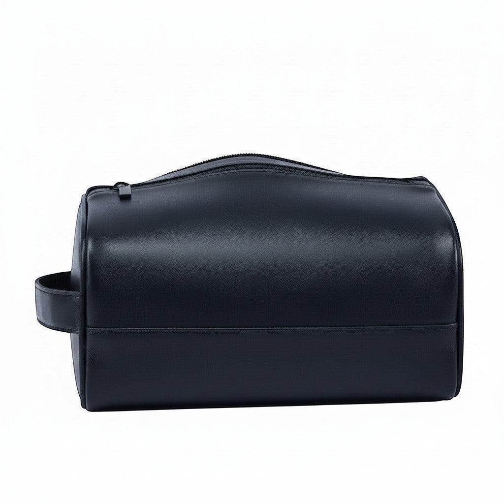 Trousse de toilette pour homme MoveLite Frontier noire en tissu résistant à l'eau avec fermeture zippée