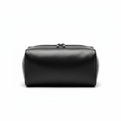 Trousse de voyage pour homme MoveLite noire en tissu résistant à l'eau avec fermeture zippée robuste